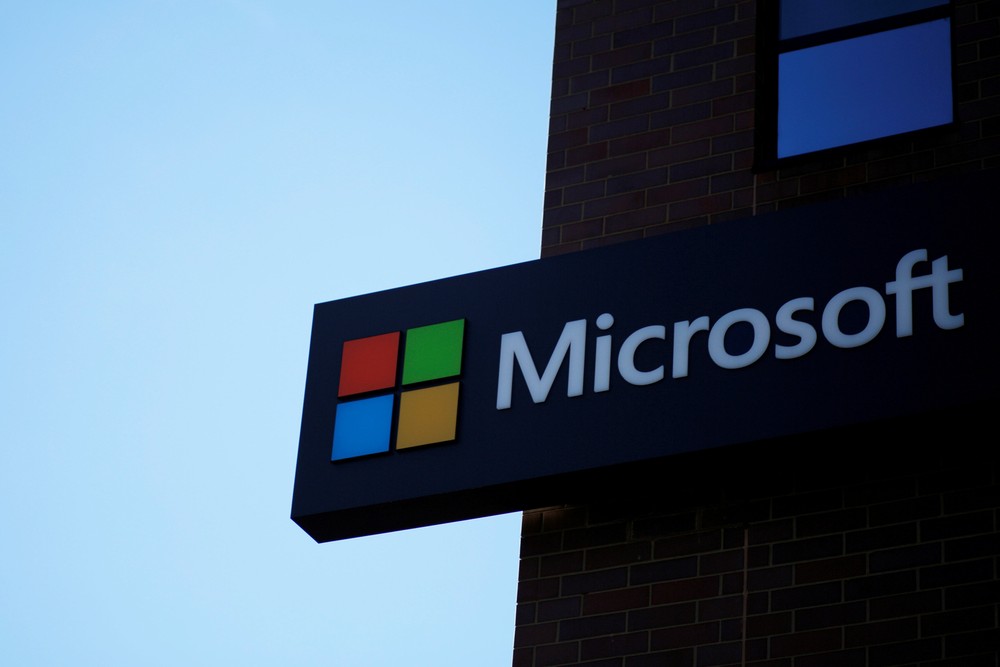Logo da Microsoft em Cambridge, em foto de arquivo (Foto: Reuters/Brian Snyder)